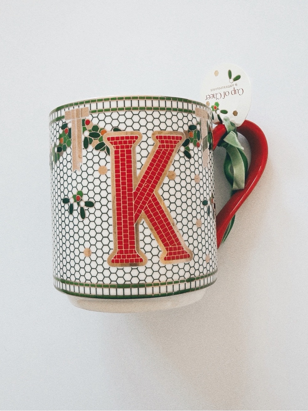 ANTHROPOLOGIE > Festive Bistro Mug